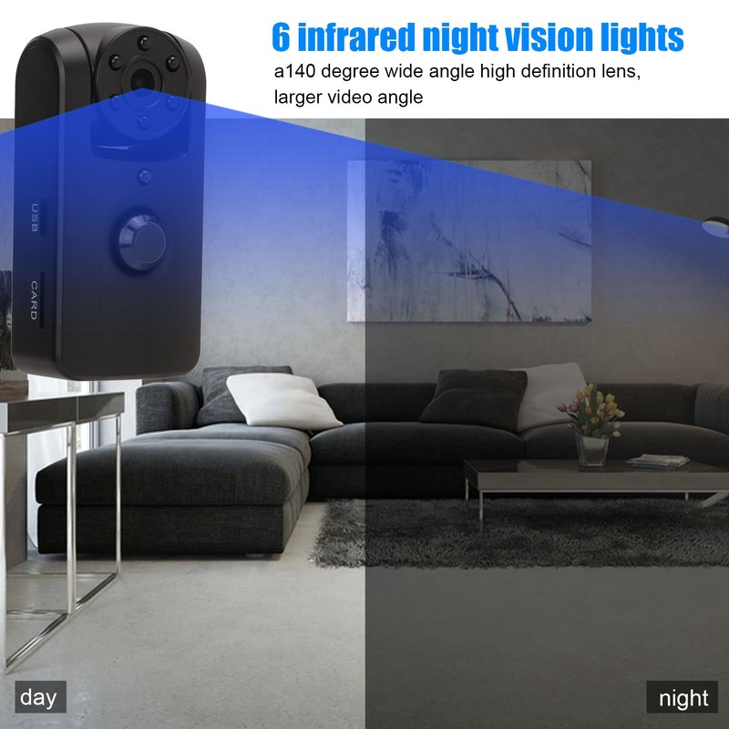1080P Security Camera Night Vision Camera PIR Human Body Induction
