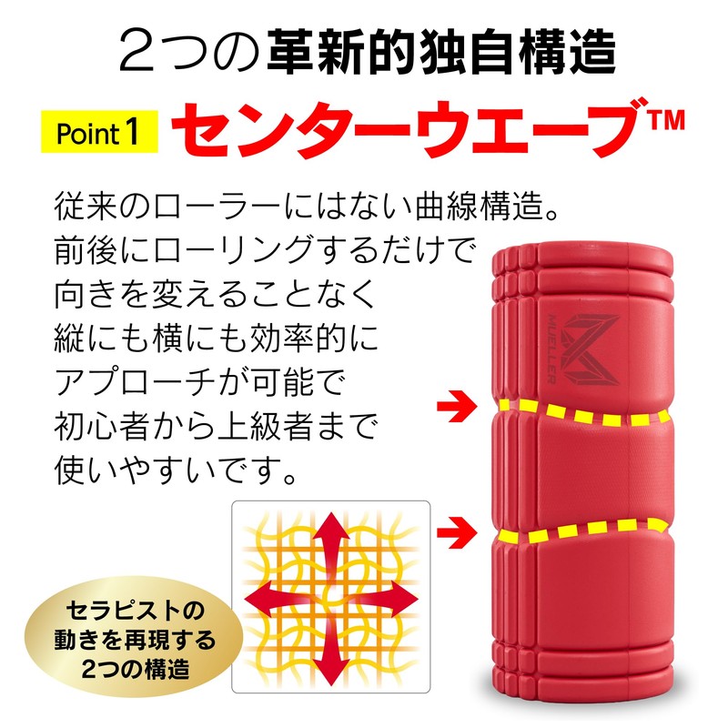 [AYA Karina Maruyama Loved] Mueller Foam Roller, Myofascial Roller, Stretch
