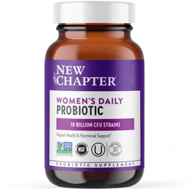 New Chapter New Chapter Probiotics for Women - 30 ct (1 Month Supply), Women's Daily Probiotic with Prebiotics and Probiotics + 100% Vegan + Soy Free + Non-GMO