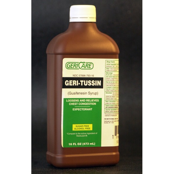Geri-Care Cold and Cough Relief 100 mg / 5 mL Strength Liquid, 5676 Ct