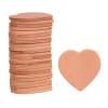 DIY 25 Pack of 1.5 Inch Unfinished Wooden Heart Shape