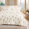 Cozaline Floral Comforter Set King Size 100% Cotton Bedding Sets