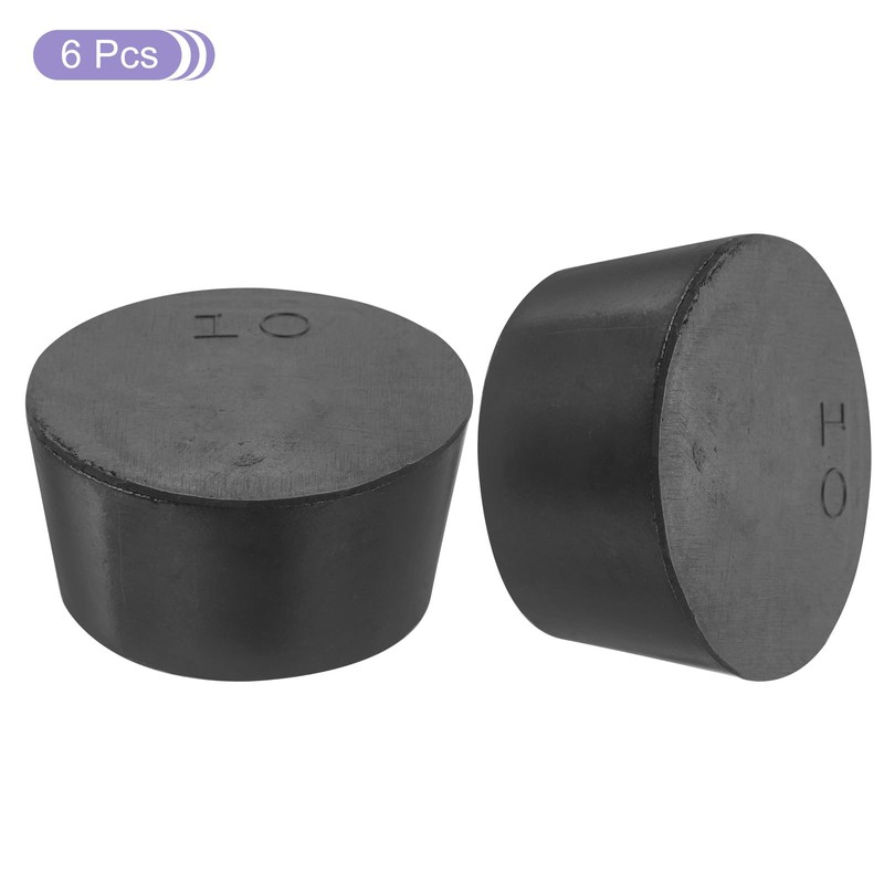 sourcing map Rubber Tapered Plug 41mm to 50mm Solid Test