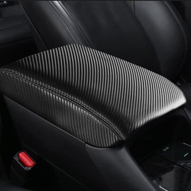 Fucaten Compatible with Toyota Alphard 30 Series Vellfire 30 Series (January 2015 - Present) Armrest Cover Console Cover Dress Up Center Console Box (Carbon Look)