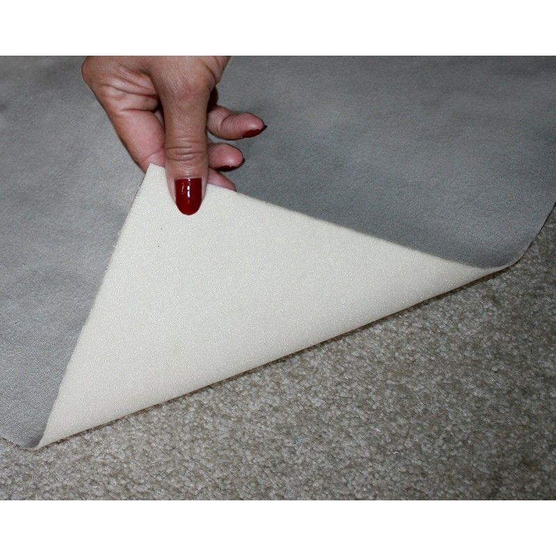 LAMINET Non-Slip Carpet & Stair Protector - Grey, 12' L