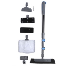 5 in 1 Aquarium Fish Tank Brush Long Handle Cleaning Tool Kit Brush Glass Eraser Cleaning