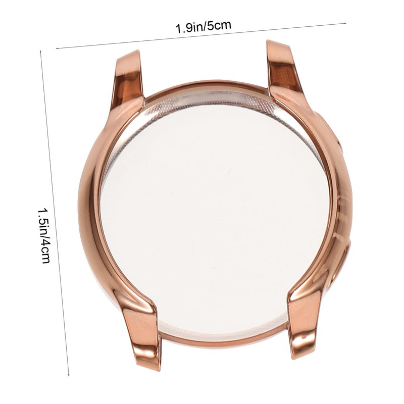 BIUDECO Anti-Scratched TPU Case for Transparent Plating Stylish Watch Shell