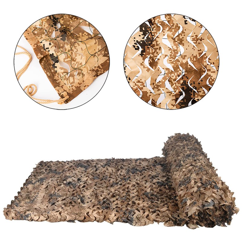 TENCEN Camouflage Net, Camouflage Pattern, Ghillie Net, Sunshade, Ventilation, Blinder,