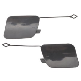 1 Pair Rear Bumper Tow Hook Cover Cap 51127378573 Impact Proof Tow Eye Hook Cover for X5 F15 2014 to 2018