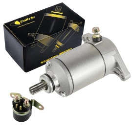 Caltric Starter & Solenoid Relay for Suzuki LT-4WD Lt4WD Quadrunner 1987-1998 Atv