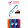 Spider Monkey Broad Long Arm Reading Glasses Blue Ocean (+2.50)
