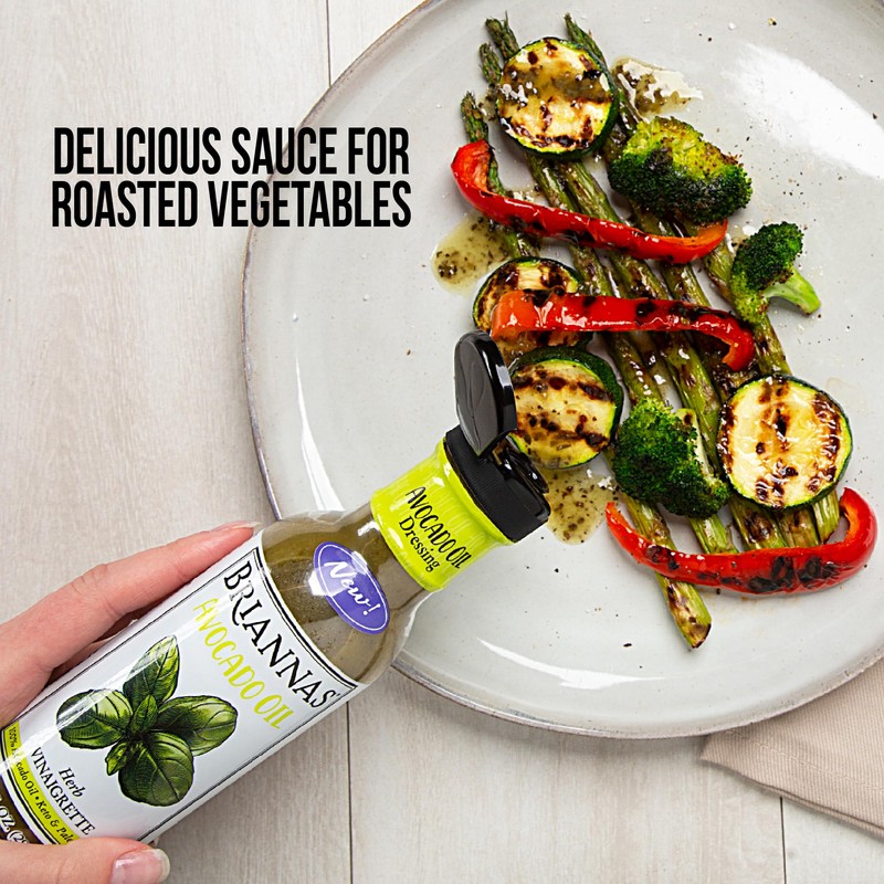 BRIANNAS - Avocado Oil Herb Vinaigrette Dressing - Nutrient Rich,