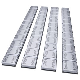 MIKKUPPA Wheel Weights - 1/4oz, 0.25oz (48pcs, 12oz/Box) Low Profile, Easy to Peel, Adhesive Stick on Tire Weights for Cars, Trucks, SUVs, Motorcycles, RC Cars, OEM Quality