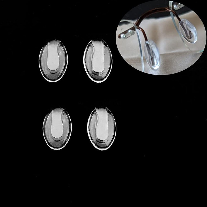 Eyeglasses Nose Pads Push in Rimless Frameless Glasses Frames Replacement