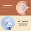 QivaZira 200 Pcs Clear Silicone Discs for Piercing Stabilizing Soft