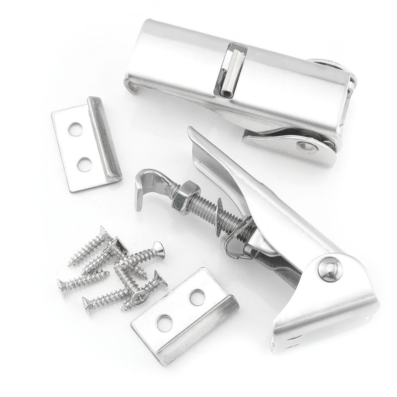 ITROLLE 2PCS Adjustable Latch Buckle Toggle Catch Latch Lock Clamp