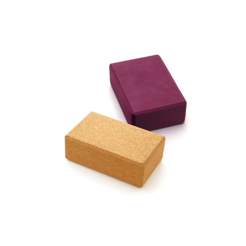 SISSEL Yoga Block aus Kork (ca.23 x 12 x 7,5