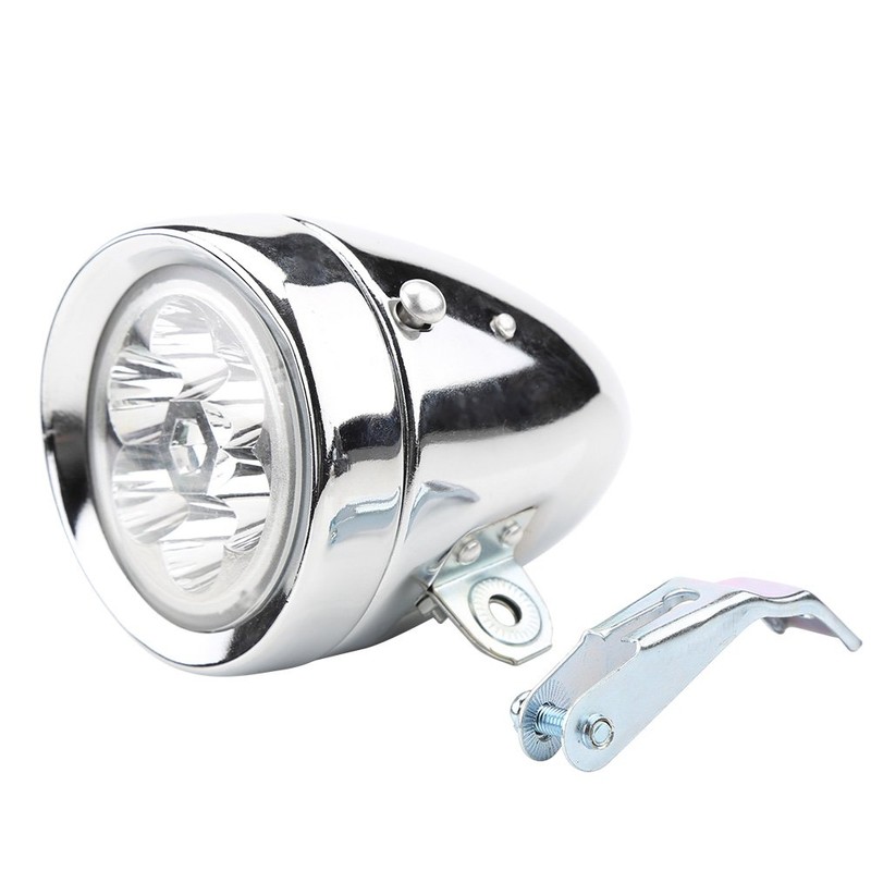 Yctze Vintage Front Light Headlight with 6 LEDs, Classic Style