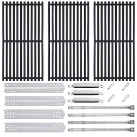 Grill Valueparts Replacement Parts for Charbroil Advantage 4 Burner 463344015 466344015 Grill Heat Plates Grill Grates G467-0002-W1 G458-0018-W1 G470-5503-W1 Grill Burners G432-8M00-W1 G651-0068-W1