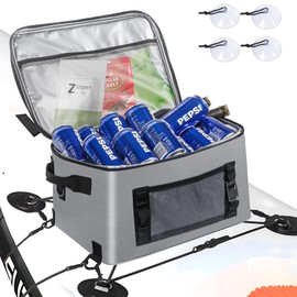 Paddle Board Cooler – Waterproof, Multi-Functional and Super Capacity Cooler Bag for Stand-Up Paddle Board and Kayak – The Ultimate Paddleboard Accessory for Outdoors (Light Gray)