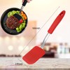 Silicone Cookie Spatula Turner, 2Pcs Silicone Spatula Nonstick Heat-Resistant Mini