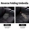 ZDSSM Compact Travel Umbrella Inverted Reverse Umbrellas for Rain &