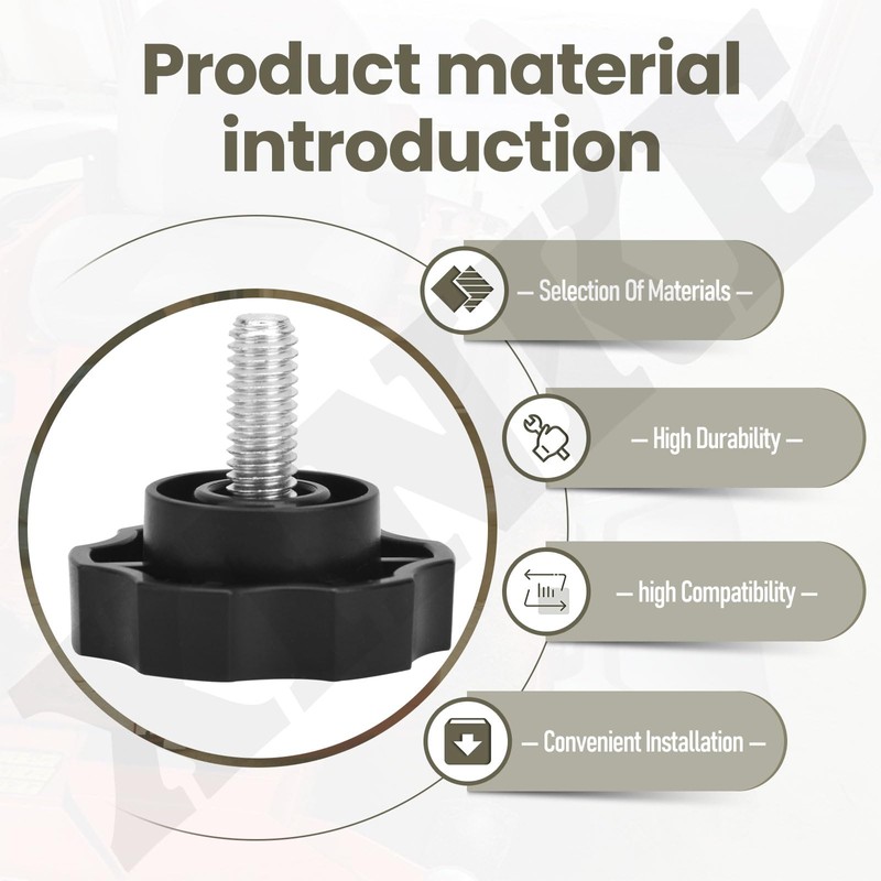 4 Pcs 356A0014 Lock Knob Replacement Part Compatible with BA-KFlip