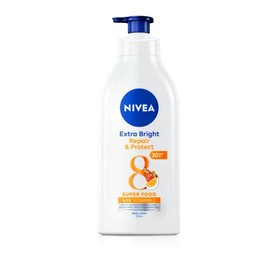 NIVEA Extra Bright Repair Protect Body Lotion, 40X Vitamin C from 8 Superfoods, SPF30, PA+++, Whitening, Vitamin C, 24hr Moisture 550ml