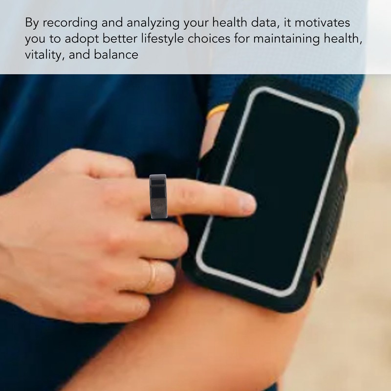 Smart Ring Health Tracker Sleep Monitoring IP68 Waterproof Fitness Tracker