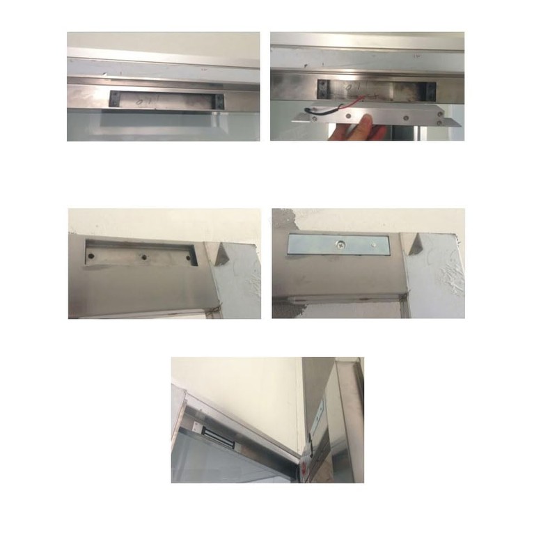 SKYZONAL Flush Mount Electromagnetic Lock 600LBs/280KG Holding Force Embedded Electric