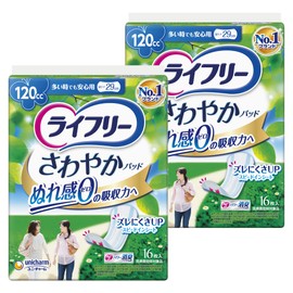 Life-free Refreshing Pad, 16 Sheets x 2 Packs