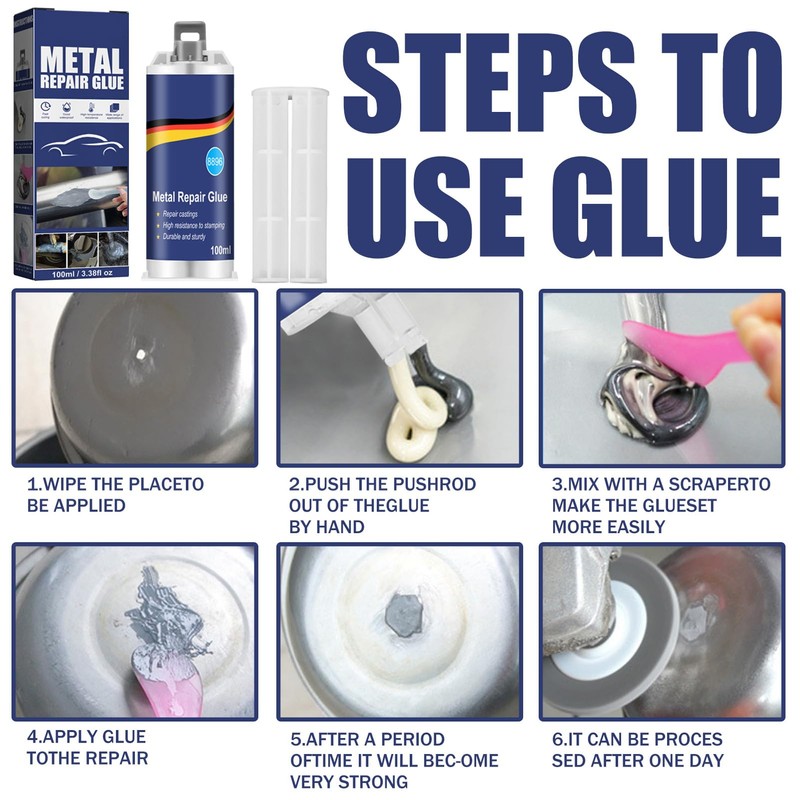 Ganbaro Metal Repair Glue, Casting Repair Glue, High Temperature Resistant
