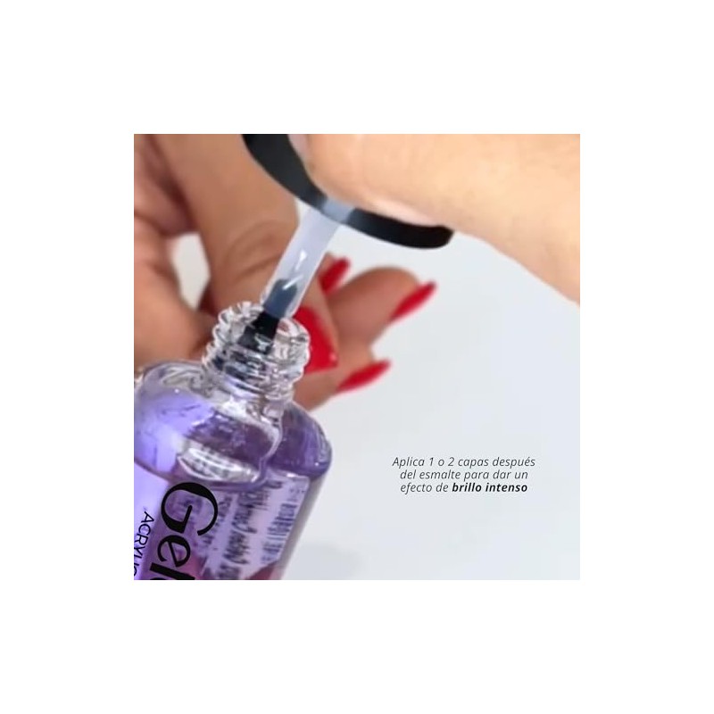 Esmalte Tratamiento para Uñas, Brillo Protector de Acrilico [Acrylic Top