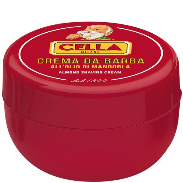 Cella Milano Shaving Cream Soap Almond, 150 grams