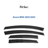 IG Window Visor for Acura MDX 2022-2024, Rain Guard Tape-On