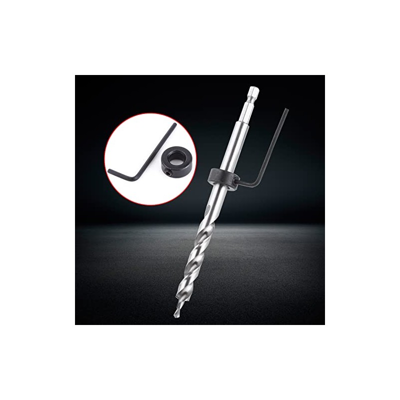 3/8" Step Drill Bit Hex Shank Pocket Hole Drill Bit