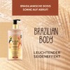 Eveline Cosmetics Brazilianische Körperlotion Shimmer mit Goldglitter & natürlichen Ölen