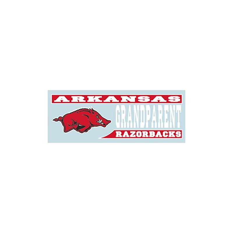 Craftique Arkansas Razorbacks Decal (Running HOG Grandparent DEC (6''), 6
