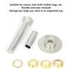 103 Piece Grommet Set Iron Galvanised Tent Eyelets Washer Installation