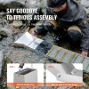 50-Inch 23pc Folding Sluice Box Gold Prospecting Kit 50pc Classifier