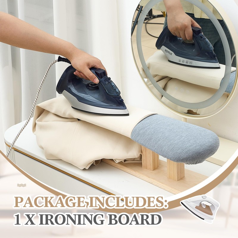 DoubleFill Padded Sleeve Ironing Board 57x13cm Tabletop Sleeves & Chest