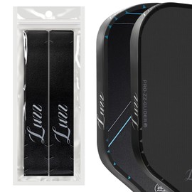 LUZZ Pickleball Paddle Edge Guard Tape,Durable Paddle Edge Protection Tape for Racket Edge,Pre-Cut,No-Wrinkle Fit for Standard Paddles Black