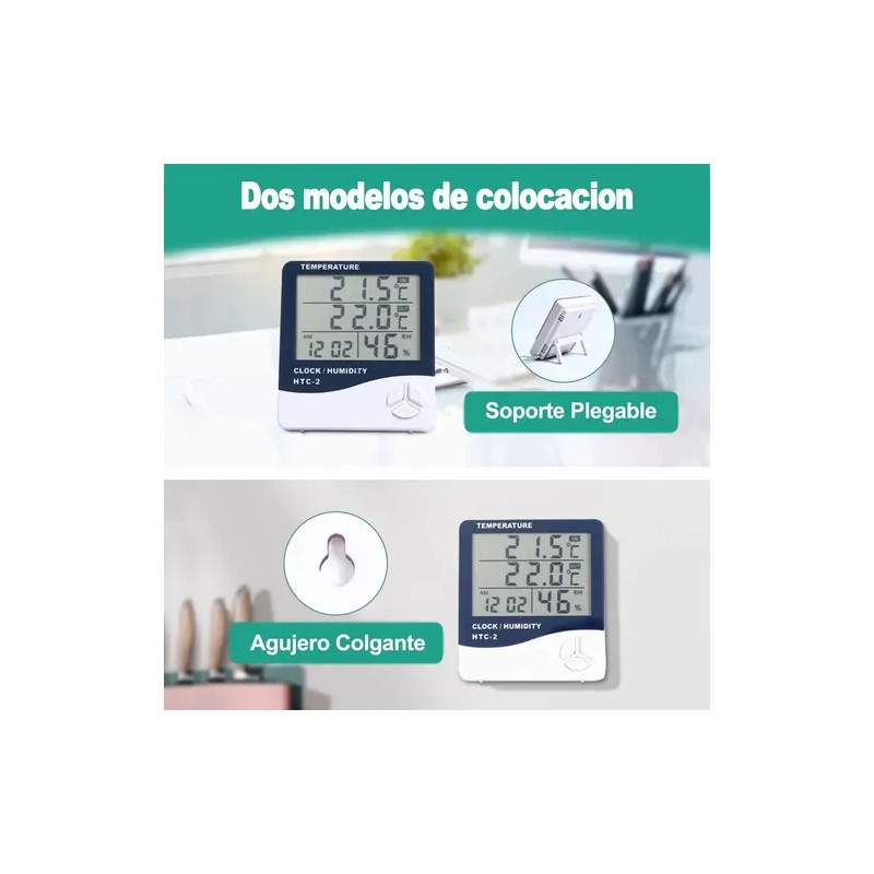 4pcs Higrometro Digital Termometro Htc-2 Medidor De Humedad