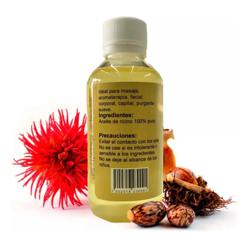 Aceite De Ricino (aceite De Castor) 100% Puro 120 Ml