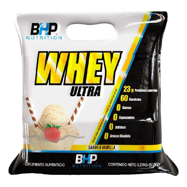 Proteina Bhp Ultra Whey Ultra 2.27 Kg 5 Lbs Bolsa