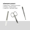 Clauss Nail Care Set with Scissors, File and Tweezers |