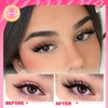 JIMIRE Cluster Lashes Kit Natural Look Wispy 10-16MM Manga Eyelash