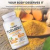 250 Capsules Turmeric Curcumin 5000mg Herbal Extract with BioPerine by