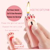 MYCHUS Windproof Lighter, Cool, Cute Cat Paw Design, Fillable, Adjustable,