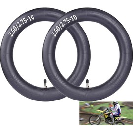 2.50-10 Dirt Bike Replacement Inner Tubes Compatible with Honda Crf50 /Xr50, Suzuki DRZ70 / JR50, Razor MX650 / MX500,Compatible with Yamaha PW50,Motovox MVX70,2.5-10 Inner Tube(2-Pack) by CALU LUKY